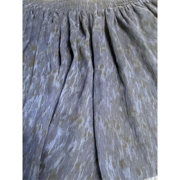 Converse One Star Party Skirt Black Blue Sheer Stretch Waist Lined Zipper Size L - Picture 2 of 8